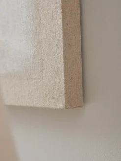 Layered Neutral Stripe Canvas