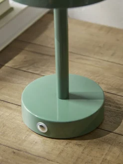 LED Dome Table Lamp - Forest Green