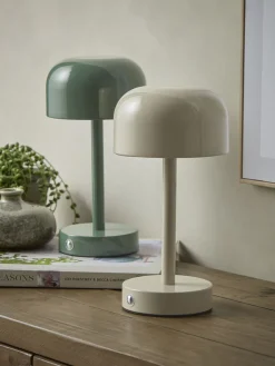 LED Dome Table Lamp - Forest Green