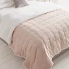 Lightweight Cross Stitch Bedspread - Blush
