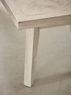 Limewashed Parquet Bench