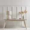 Limewashed Parquet Console Table