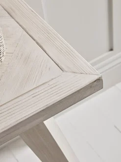 Limewashed Parquet Console Table
