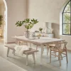 Limewashed Parquet Dining Table