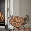 Linear Log Holder - Black