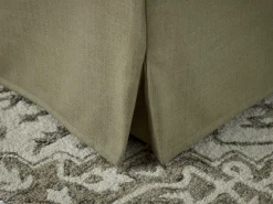 Loose Cover Coffee Table Ottoman