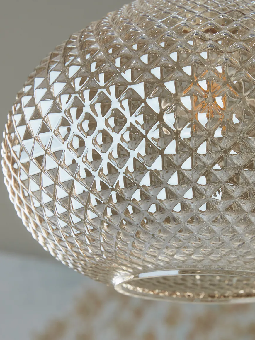 Lustre Textured Glass Pendant