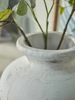 Mae Aged Stone Effect Vase