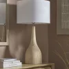 Mango Wood Table Lamp - Tall