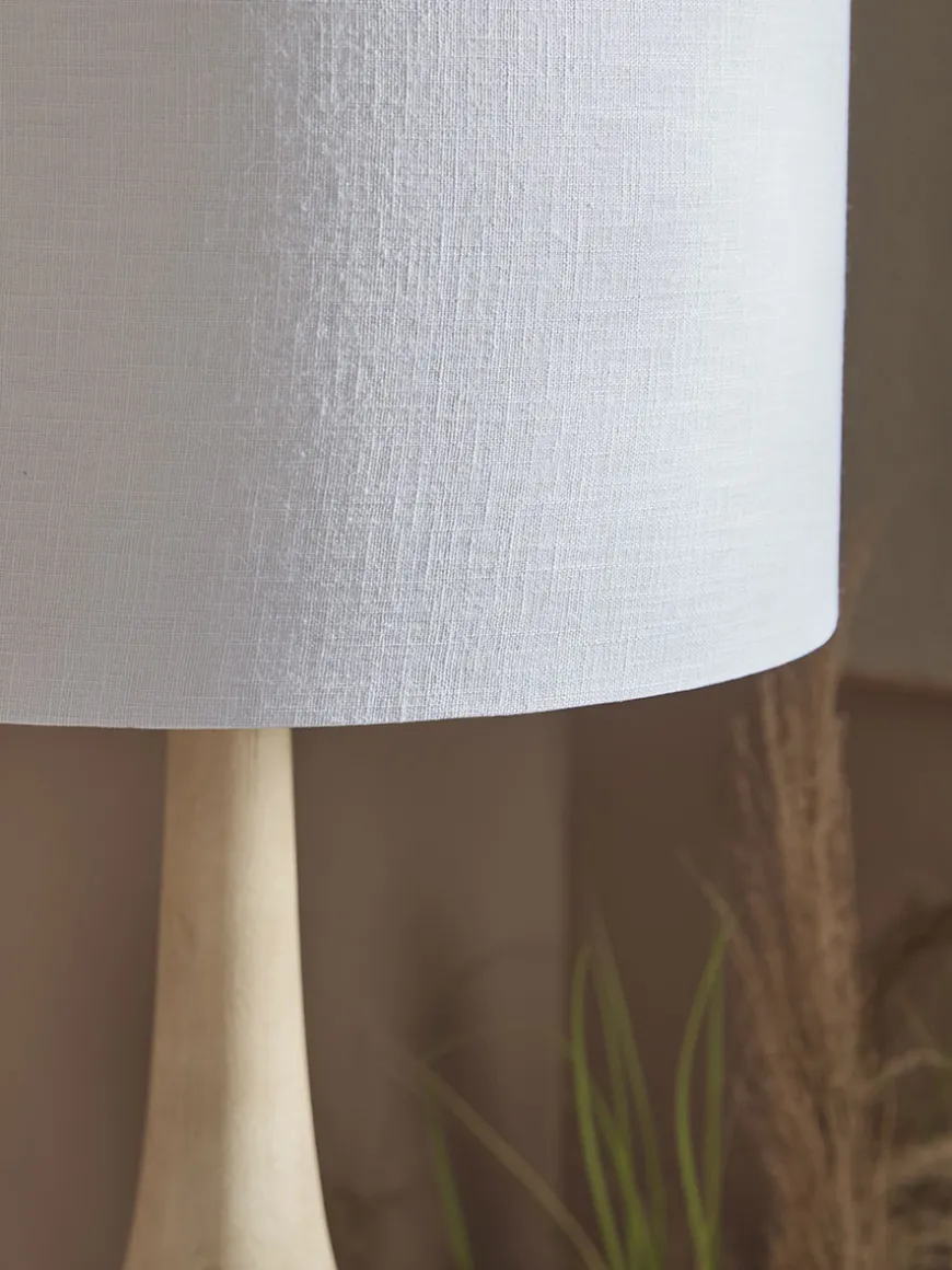 Mango Wood Table Lamp - Tall
