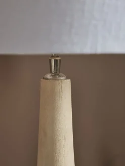 Mango Wood Table Lamp - Tall
