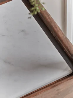 Marble Topped Shelf Unit