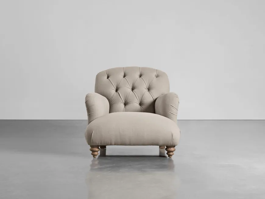 Margeaux Armchair - Birch Linen Cotton Blend 2