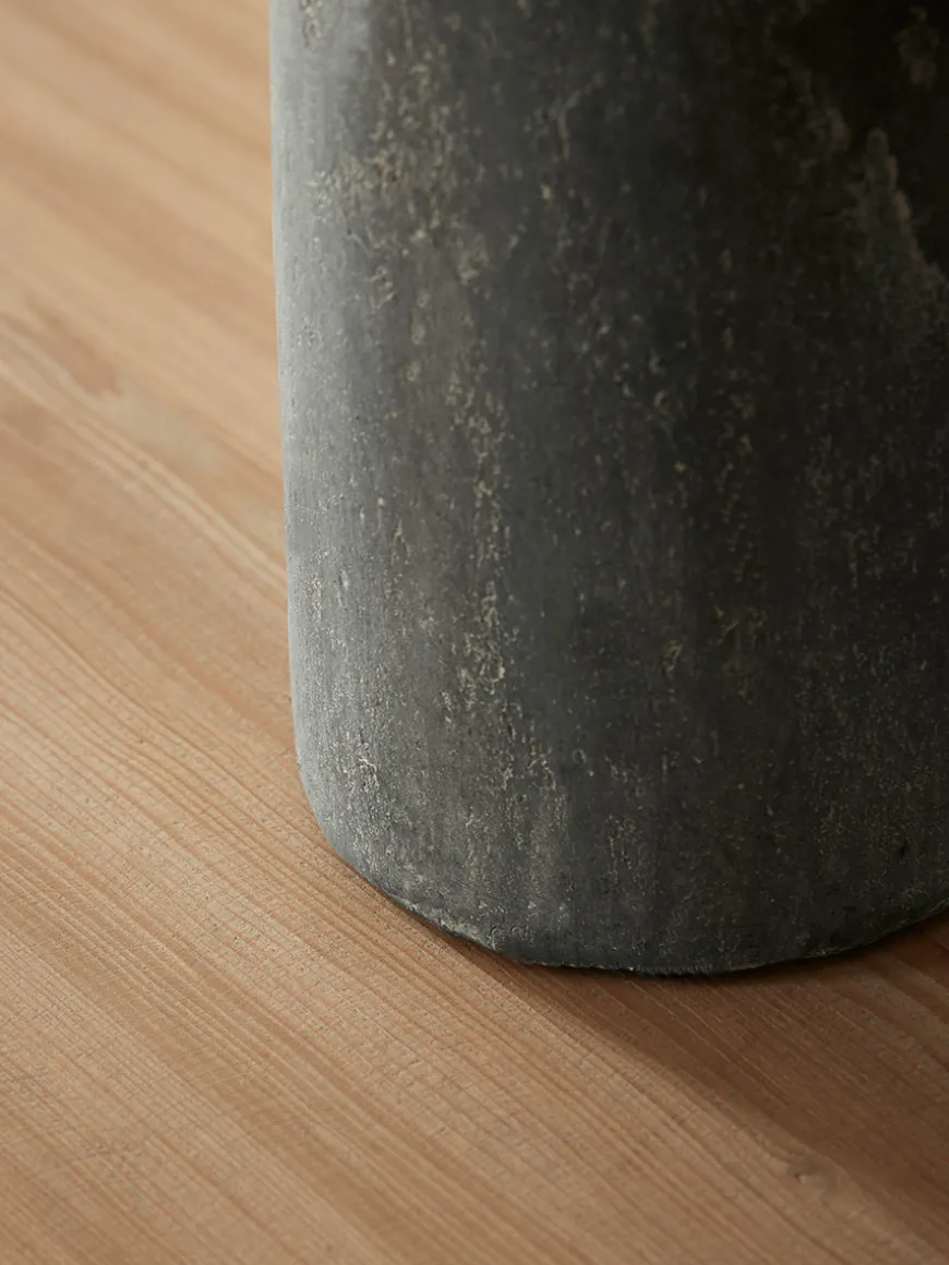 Mela Aged Stone Effect Pitcher Vase
