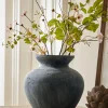 Mela Aged Stone Effect Vase