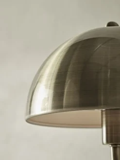 Metal Dome Wall Light - Brass