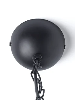 Metal Trapeze Pendant - Black