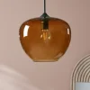 Mia Pendant - Amber Glass