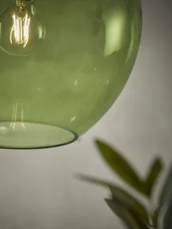 Mia Pendant - Green Glass