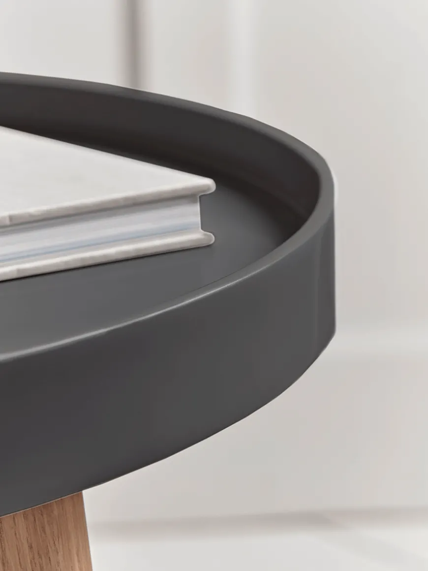 Mila Side Tables - Charcoal