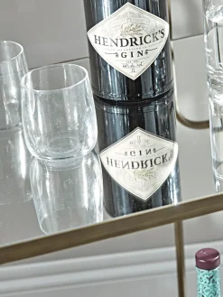 Mirrored Drinks Trolley