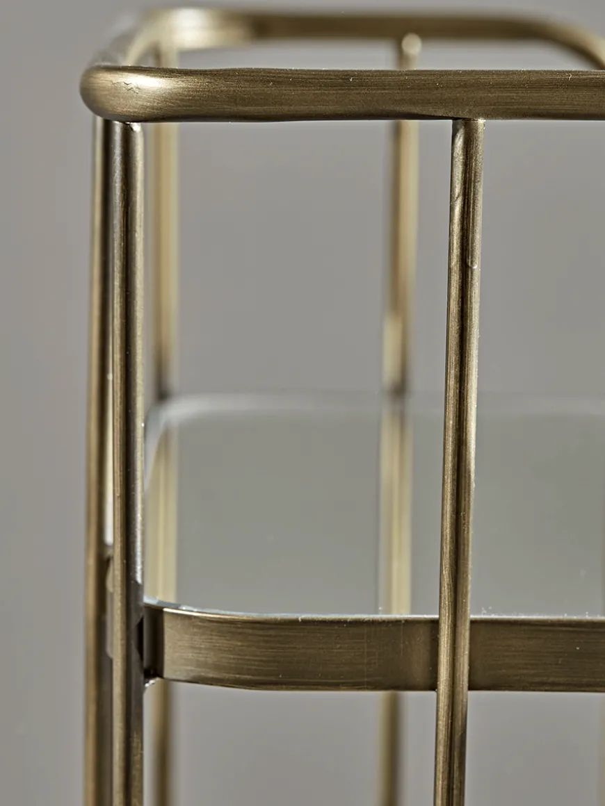 Mirrored Drinks Trolley