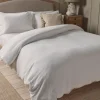 Muslin Double Duvet Cover Set - White