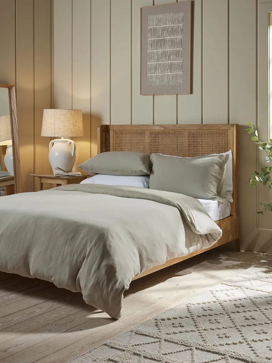 Muslin King Duvet Cover Set - Eucalyptus