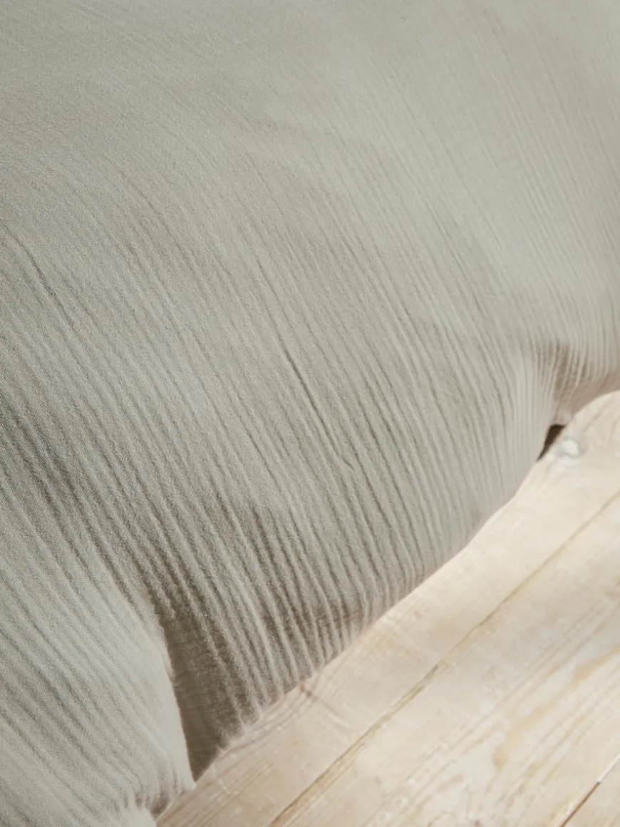 Muslin King Duvet Cover Set - Eucalyptus
