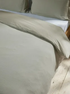 Muslin King Duvet Cover Set - Eucalyptus