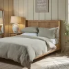 Muslin Super King Duvet Cover Set - Eucalyptus