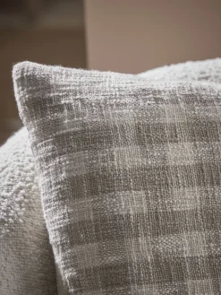Natural Gingham Cushion