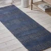 Navy Stripe Flatweave Runner