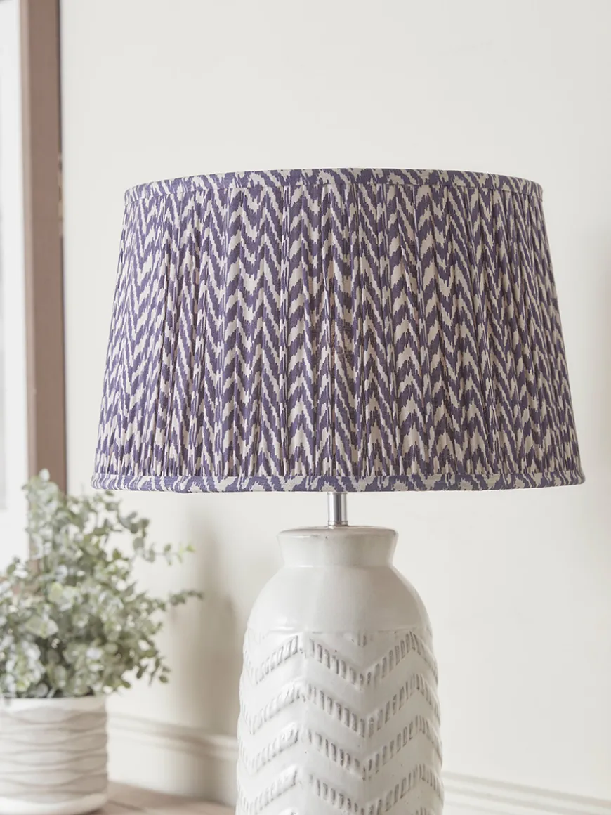 Navy Tapered Chevron Shade