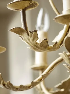 Nine Arm Leaf Chandelier