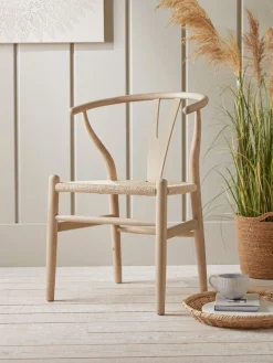 Oak Bow Back Dining Chair