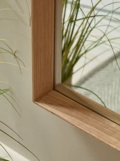 Oak Deep Framed Mirror - Full Length