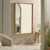 Oak Deep Framed Mirror - Oversized