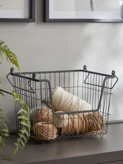 Olive Wire Storage Basket