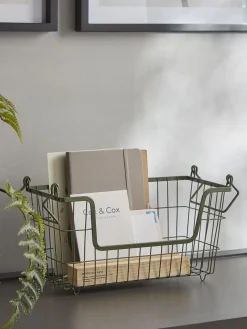 Olive Wire Storage Basket