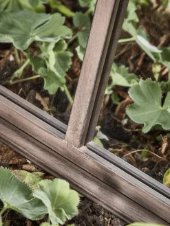 Outdoor Antiqued Window Mirror