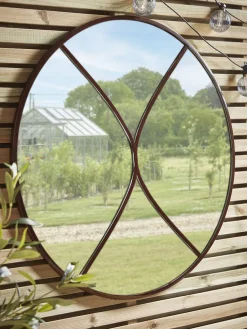 Outdoor Geometric Wall Mirror