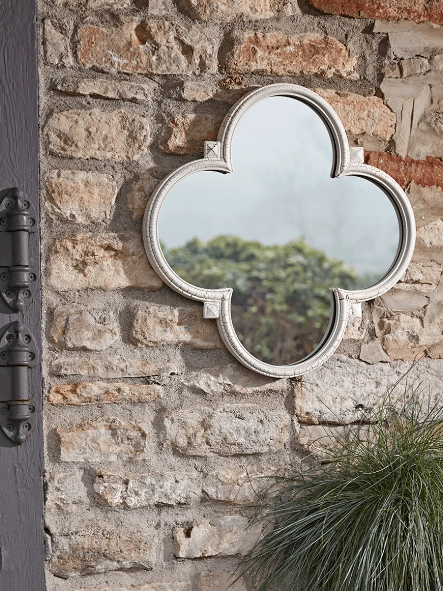 Outdoor Quatrefoil Mirror