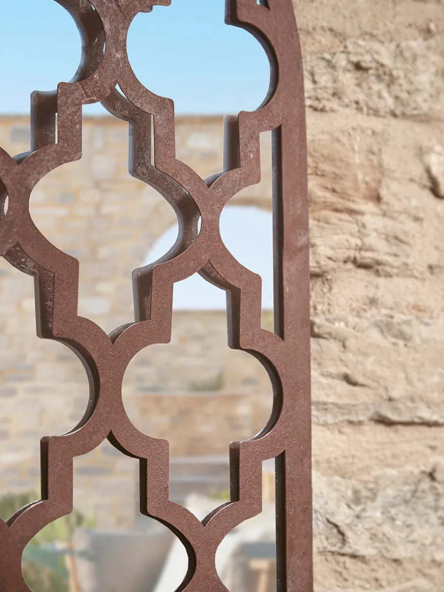 Outdoor Trellis Mirror