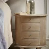 Oval Bedside Table