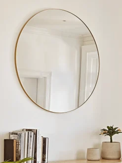 Oversized Frame Mirror - Soft Gold