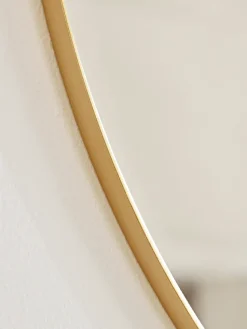 Oversized Frame Mirror - Soft Gold