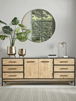 Oversized Frame Mirror - Soft Gold