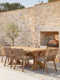 Positano Cross Legged Dining Table