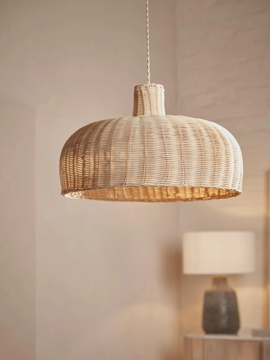 Rattan Dome Shade